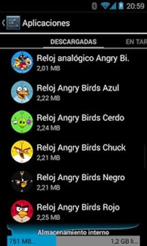 Angry Birds Black Clock截图