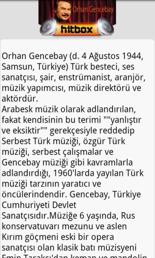 Orhan Gencebay Hit Box截图3