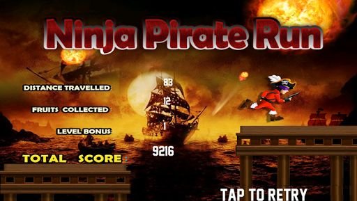 Ninja Pirate Treasure Run - HD截图6