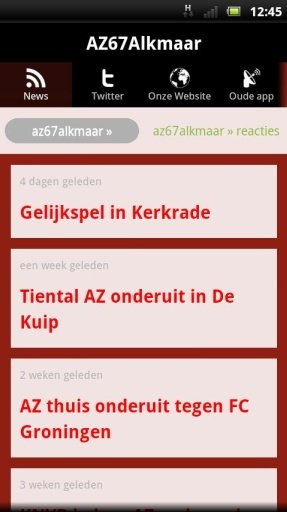 AZ Alkmaar News截图4