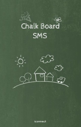 Chalk Board GO sms theme截图2