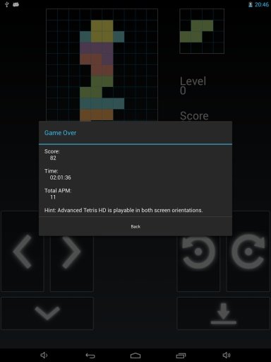 Advanced Tetris free HD ready截图3