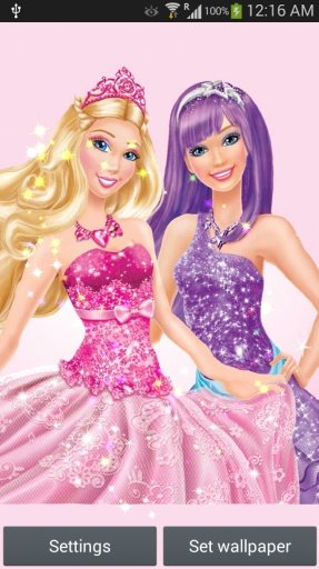 Barbie Princess Live Wallpaper截图3