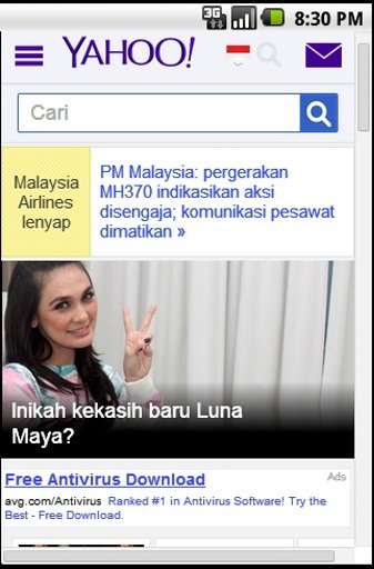 Yahoo Indonesia截图5