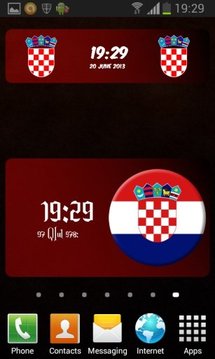Croatia Digital Clock截图