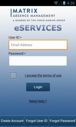 Matrix eServices Mobile截图1