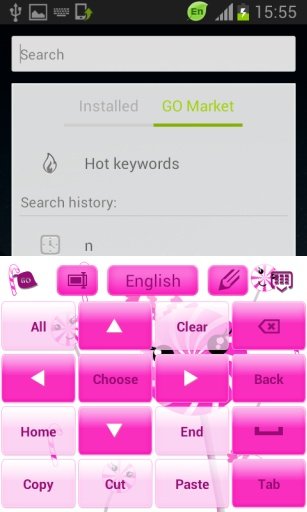 糖果粉色键盘截图9