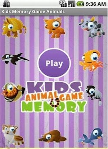 Kids Memory Game Animals截图2