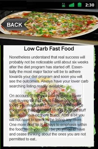 Low Carb Fast Food截图9