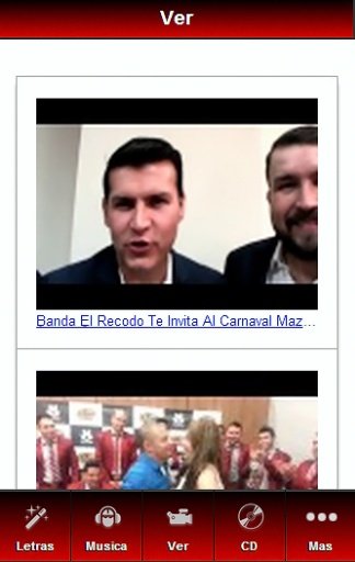 Banda El Recodo Pro Letras截图6