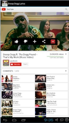 Snoop Dogg Lyrics截图5