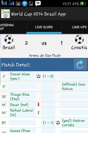 World Cup 2014 Brazil App截图5