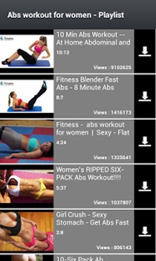 Abs workout for women截图5
