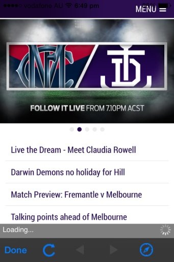 Fremantle FC AFL 2014截图2