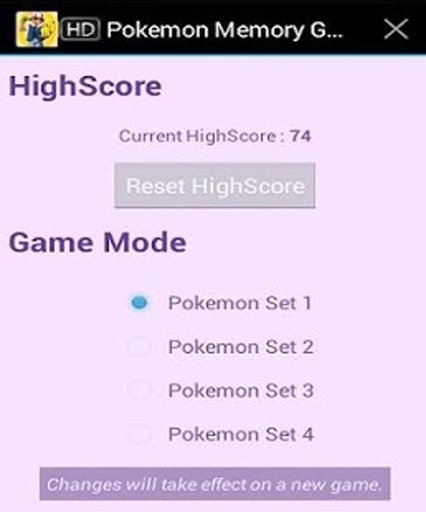 Pokemon Matching Game截图11