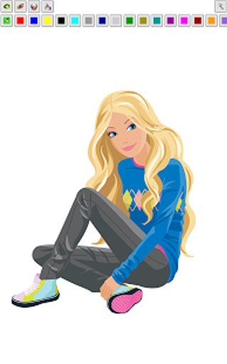 Barbie Coloring截图11