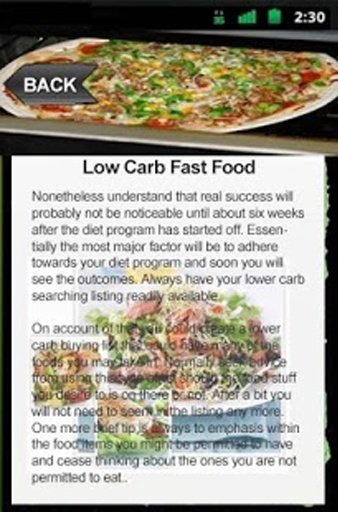 Low Carb Fast Food截图6