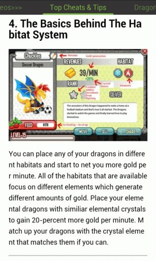 Dragon City Mobile Cheat Tips截图8