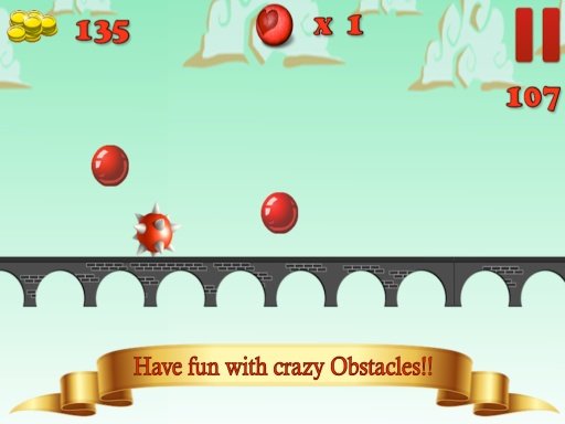 Bouncy Ball - Tuffy Red Ball截图5