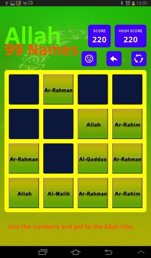 Almighty Allah Names Game截图4