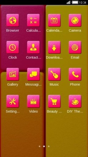 Bright Color Android Theme截图1