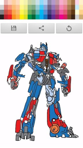 Coloring Transformer Game截图2