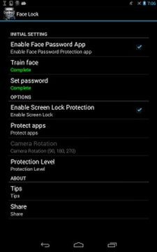 Vision Face Screen Locks Free截图