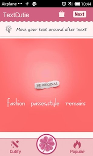 Fashion Font TextCutie截图2