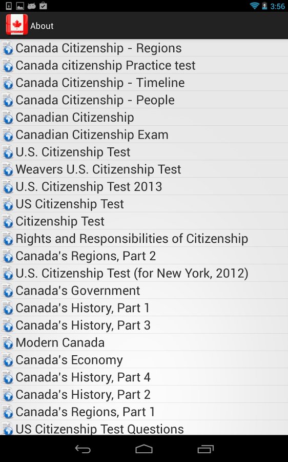 Canadian Citizenship Test 2013截图6