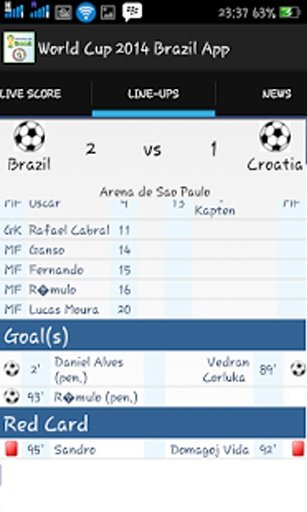 World Cup 2014 Brazil App截图7
