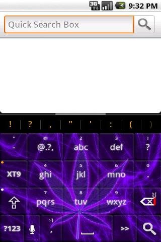 Purple Pot Leaf Keyboard Free截图2