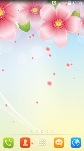 Cherry Flowers Live Wallpaper截图1