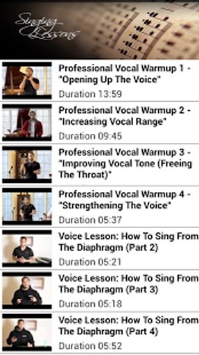 Voice Singing Lessons Online截图8