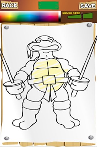 Ninja Coloring Pages Turtles截图3