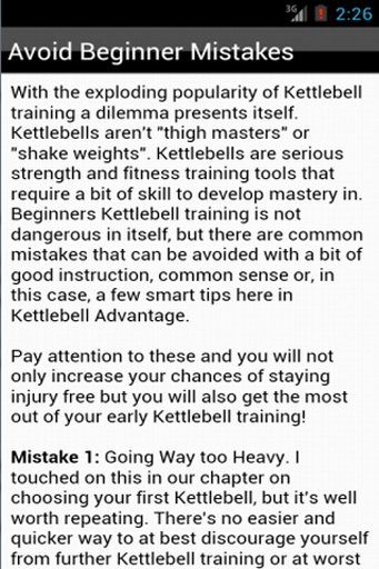 Kettlebell Training - Workout截图1