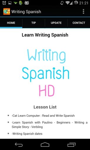 Learn Writing Spanish截图7