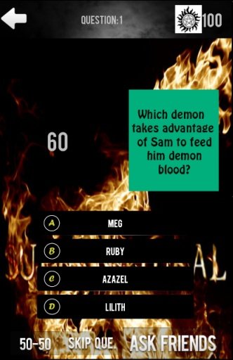 Supernatural Quiz Game截图5