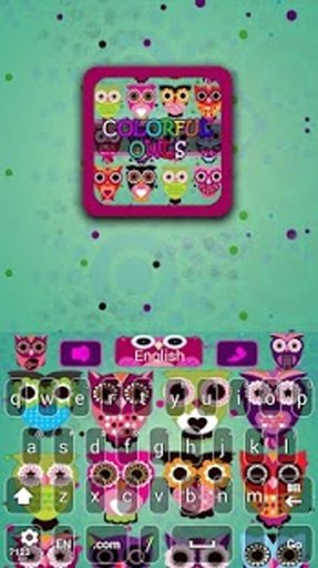 Owls Colorful Go Keyboard截图5