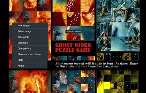Ghost Rider Puzzle Game截图2