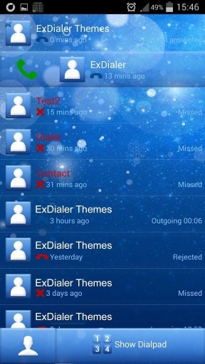 ExDialer蓝色辉光截图2