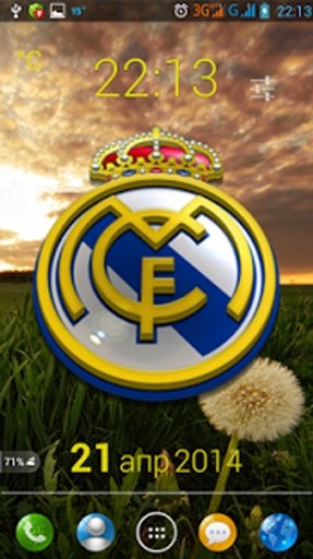 Real Madrid+ Logo Widget截图1