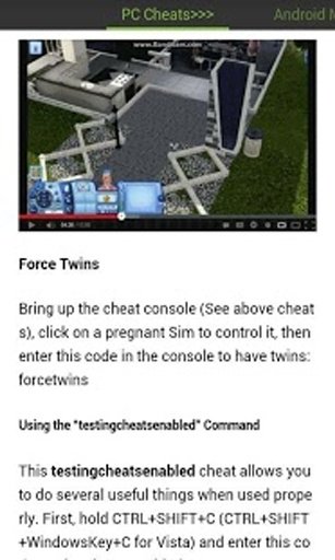 The Sims 3 Complete Cheats截图6