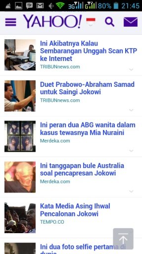 Yahoo Indonesia截图1