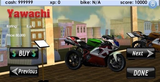 3D Bike Drag Racing截图1