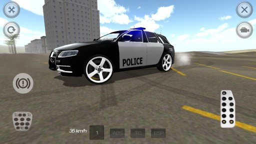 Family Police Car Driver截图2