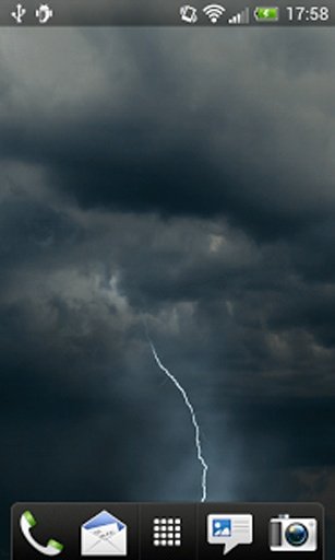 Storm Lightning Live Wallpaper截图5