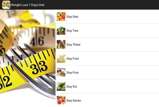 Weight Loss 7 Days Diet截图5