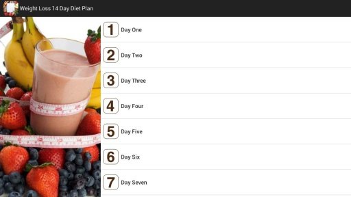 Weight Loss 14 Day Diet Plan截图2