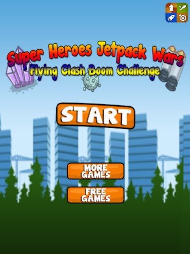 Super Heroes Jetpack Fly Wars截图4