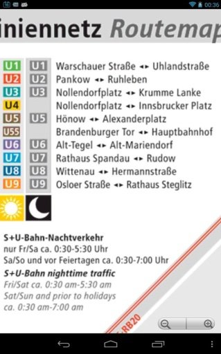 柏林地铁（U-Bahn）的地图截图2